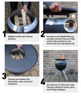 MOON 45 Plancha-Grillset niedrig