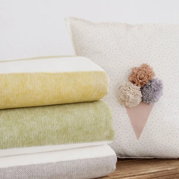 Riema Kuscheldecke Stine grau-weiß