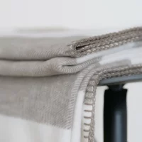 Riema Kuscheldecke Stine grau-weiß