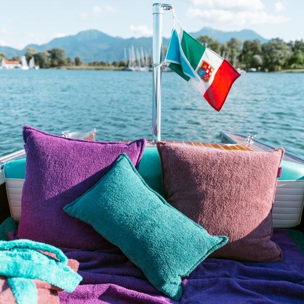 FRESH Frottee Kissenhülle 40x40cm von farbenfreunde Weiß