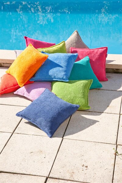 FRESH Frottee Kissenhülle 40x40cm von farbenfreunde Weiß