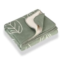 Riema Kuscheldecke Bente grün-natur