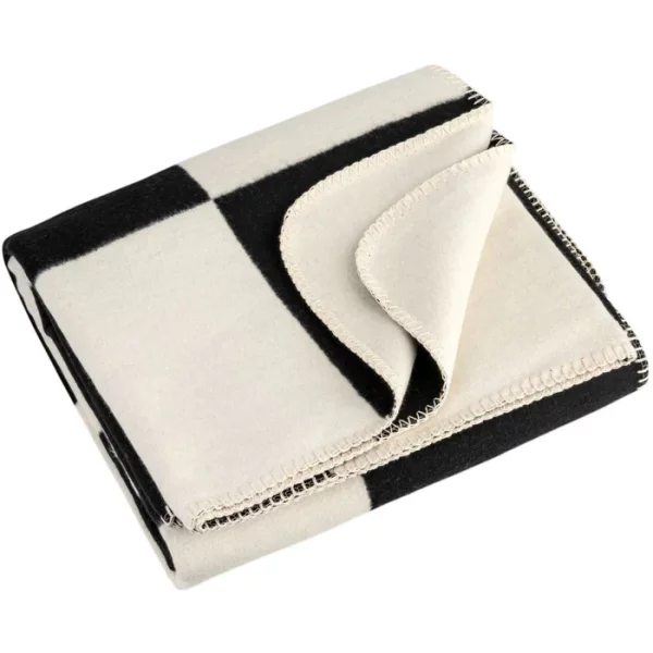 Riema Kuscheldecke Clara schwarz-natur