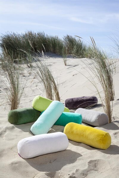Kissenhülle Nicky Rolle 15x40cm von farbenfreunde ice sea