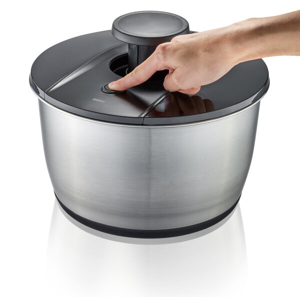 Gefu Salatschleuder PUSH IT Edelstahl