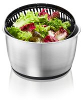 Gefu Salatschleuder PUSH IT Edelstahl