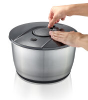 Gefu Salatschleuder PUSH IT Edelstahl