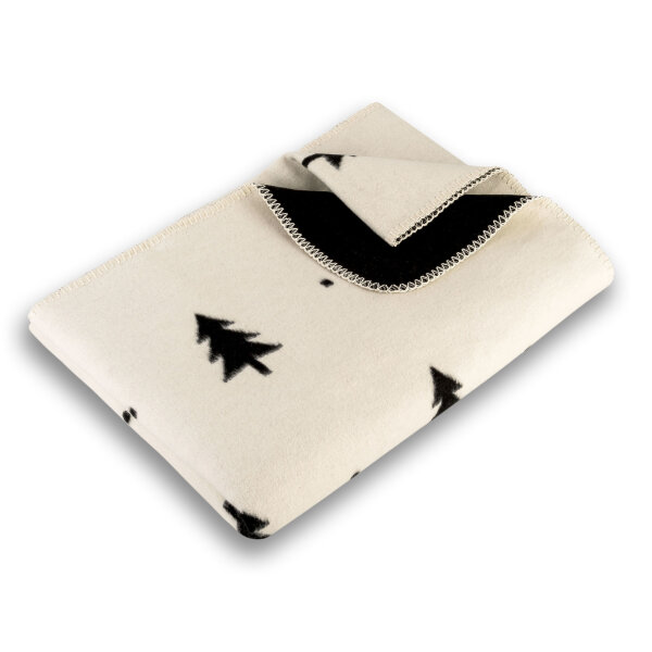 Riema Kuscheldecke SMILLA schwarz-natur