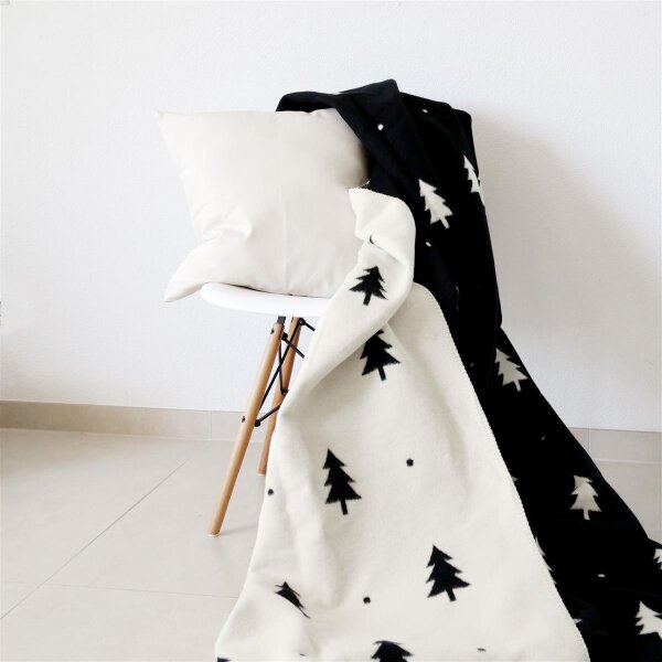 Riema Kuscheldecke SMILLA schwarz-natur