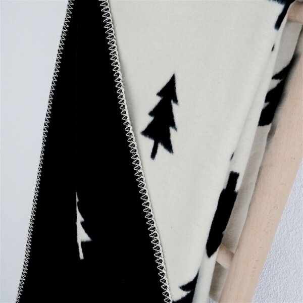 Riema Kuscheldecke SMILLA schwarz-natur