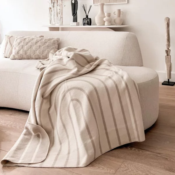 Riema Kuscheldecke ANNA beige-natur