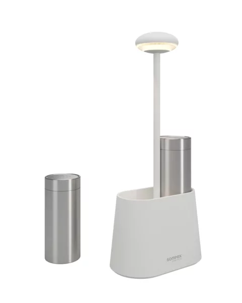 Sompex Heureca Akku-Tischleuchte weiß