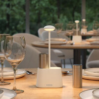 Sompex Heureca Akku-Tischleuchte weiß