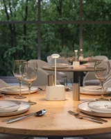 Sompex Heureca Akku-Tischleuchte weiß