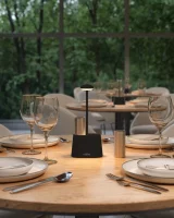 Sompex Heureca Akku-Tischleuchte schwarz