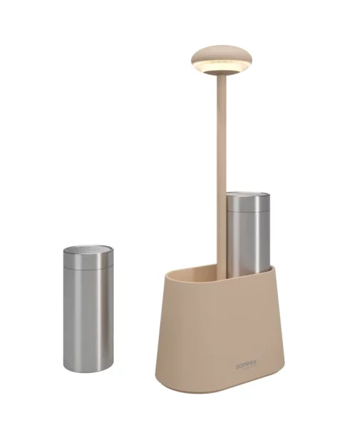 Sompex Heureca Akku-Tischleuchte sand