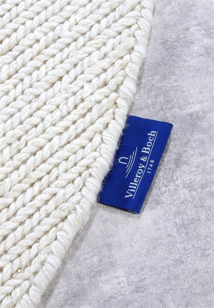 Villeroy & Boch Wollteppich Francois rund Weiß