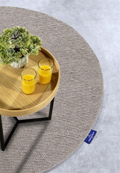 Villeroy & Boch Wollteppich Francois  rund Linen