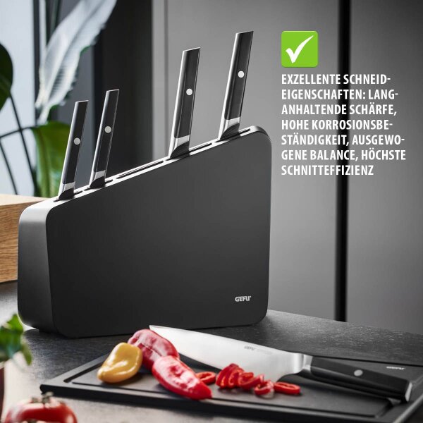 Gefu Messer-Set inkl. Messerblock ACURO 6-teilig