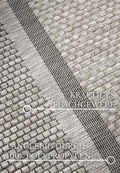 Villeroy & Boch In- & Outdoor Teppich Luitwin Natur Braun