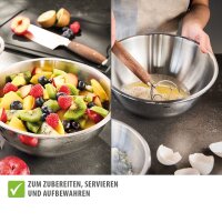 Gefu Edelstahlschüssel-Set CAVARO 4-teilig