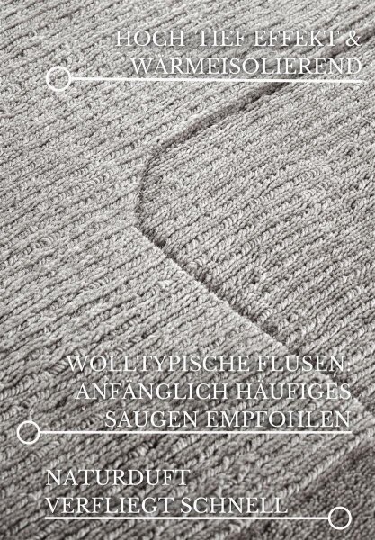 Villeroy & Boch Wollteppich Charlotte Grau