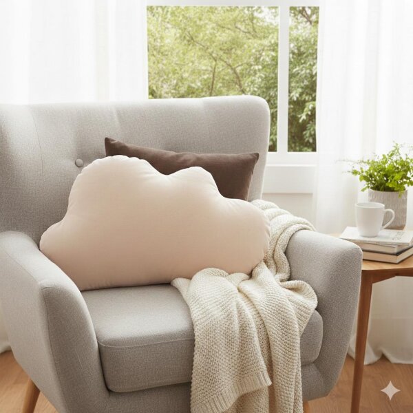 Mama Wolke- Nickykissen komplett pannacotta von farbenfreunde