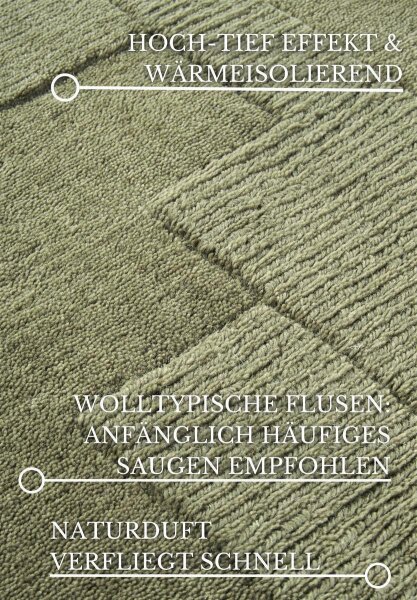 Villeroy & Boch Wollteppich Wilhelmine Grün