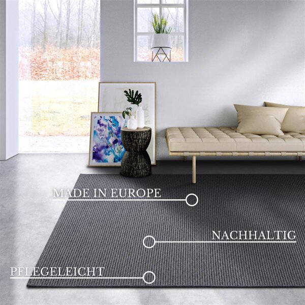 Villeroy & Boch Wollteppich Charles Natur Grau Beige