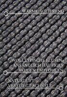 Villeroy & Boch Wollteppich Charles Natur Grau Beige