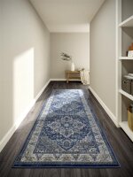 Villeroy & Boch Kurzflor Teppich Jehanne Blau Creme