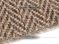 Elle Decoration In- & Outdoor Teppich Caen Natur Braun