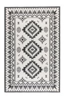 Elle Decoration Gemini In- und Outdoor Wendeteppich Dynamic Schwarz