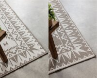 Elle Decoration Gemini In- und Outdoor Wendeteppich Dynamic Linen