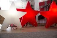 8 Seasons Design Dekoleuchte Shining Star 60 cm rot