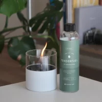 Tenderflame Lilly 10 White + 0,5L Tenderfuel Geschenkset