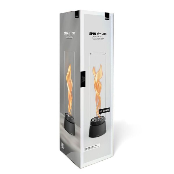 SPIN air 1200 Tischfeuer matt schwarz