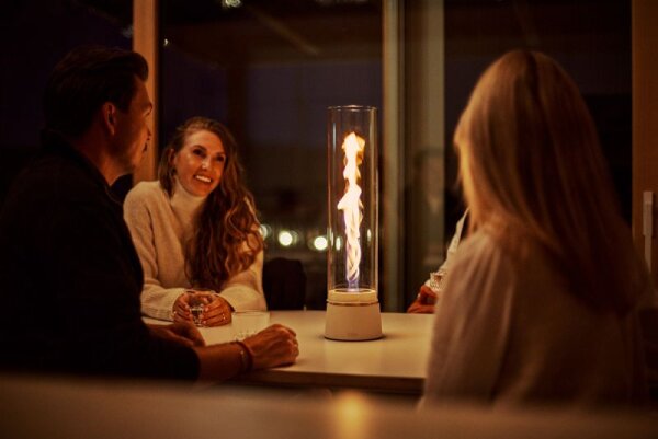 SPIN air 1200 Tischfeuer creme