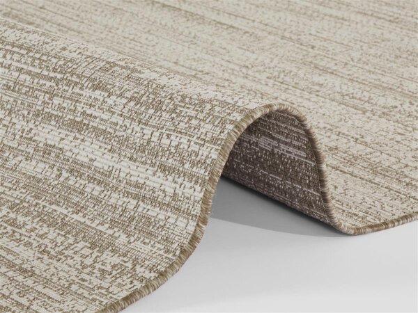 Elle Decoration Gemini In- und Outdoor Wendeteppich Mèlange Linen