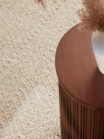 Elle Decoration Majoli Jute & Wollteppich Herringbone Majoli Natur Weiß