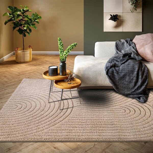 Elle Decoration New York Design Teppich Panglao Taupe