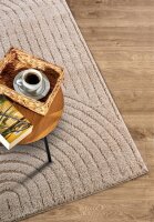 Elle Decoration New York Design Teppich Panglao Taupe