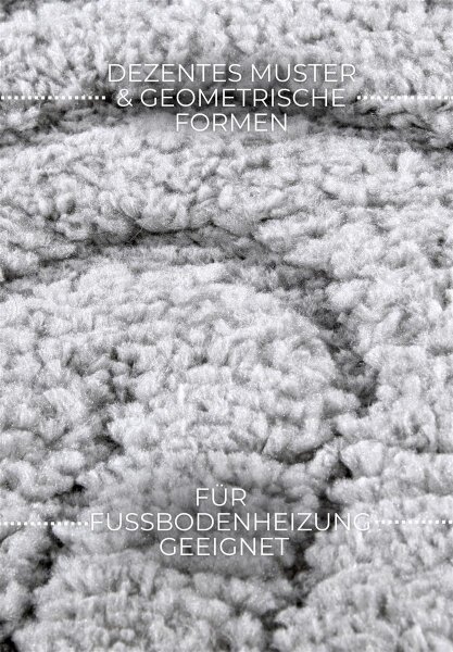 Elle Decoration New York Design Teppich Panglao Hellgrau Rund