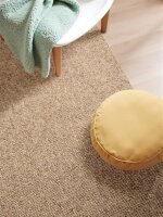 Elle Decoration Rocco Woll-Optik Teppich Rocco Karamell