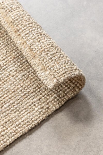 Hanse Home Bouclé Jute Teppich Jaipur Natur Ivoryweiß