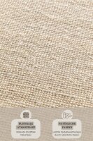 Hanse Home Bouclé Jute Teppich Jaipur Natur Ivoryweiß