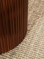 Hanse Home Bouclé Jute Teppich Jaipur Natur Ivoryweiß Rund