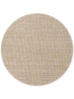 Hanse Home Bouclé Jute Teppich Jaipur Natur Ivoryweiß Rund