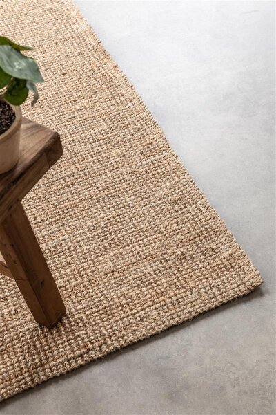 Hanse Home Bouclé Jute Teppich Jaipur Natur Gold