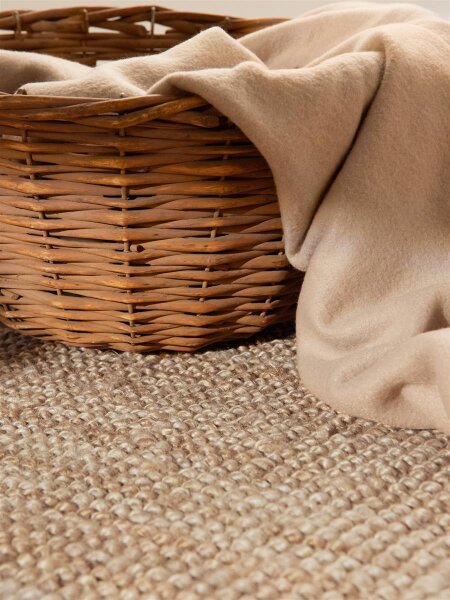 Hanse Home Bouclé Jute Teppich Jaipur Natur Gold